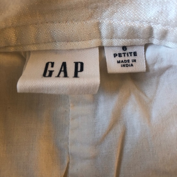GAP button-front linen midi skirt - Picture 5 of 6